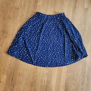 X6- NWOT Yathon Navy and White Skirt XL